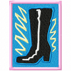 Shoes Embroidery Design 7 Shoes Embroidery Design 7